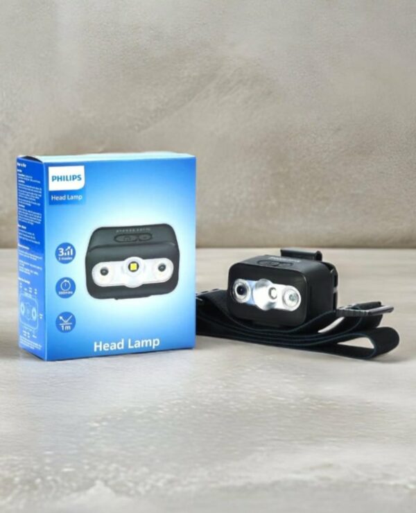 Philips Multi-Functional LED Rechargeable Headlight – 220Lumens, 100m Range, 1000mAh SFL3153RH - Image 2