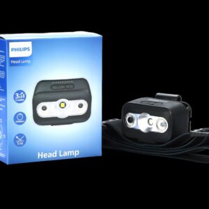 Philips Multi-Functional LED Rechargeable Headlight – 220Lumens, 100m Range, 1000mAh SFL3153RH