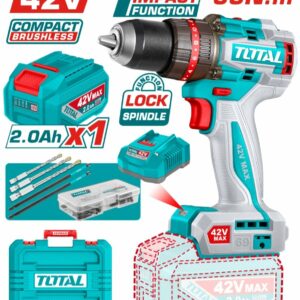 TOTAL Brushless Impact Drill Kit 42V - TIDLI426981