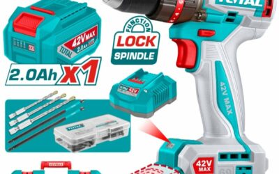 TOTAL Brushless Impact Drill Kit 42V – TIDLI426981
