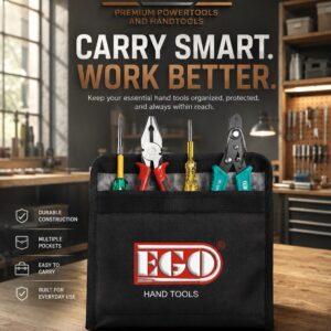 EGO Hand Tools Portable Tool Kit – Essential Hand Tools Set